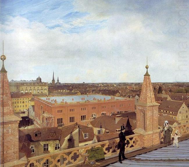 Panorama of Berlin., Eduard Gaertner